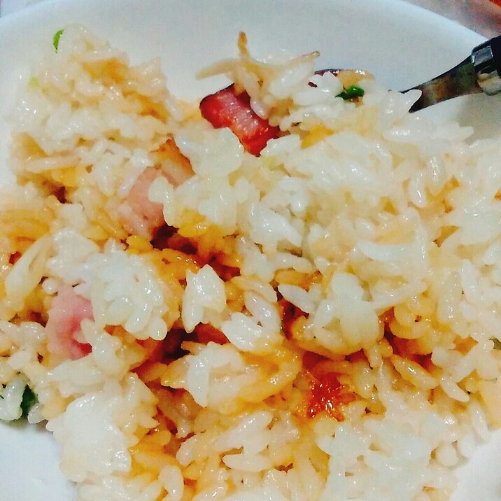 厚切りベーコンネギチャーハン レシピ 作り方 By シフト6522 楽天レシピ 厚切りベーコンネギチャーハン レシピ 作り方 By シフト6522 楽天レシピ